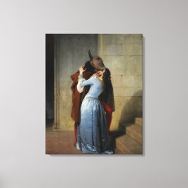 Lienzo El beso (de Francesco Hayez)