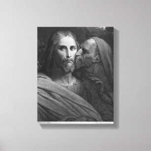 Lienzo El beso de Judas 2