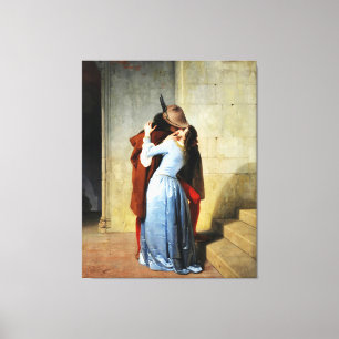 Lienzo El Beso - Francesco Hayez Il Bacio