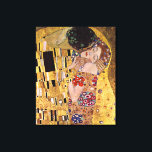 Lienzo El beso, Gustav Klimt<br><div class="desc">Gustav Klimt, el pintor simbolista australiano Gustav Klimt The Kiss (original Der Kuss) fue pintado por Gustav Klimt, y probablemente sea su obra más famosa. Comenzó a trabajar en ello en 1907 y es el punto culminante de su llamado "Periodo Dorado". Se trata de una pareja que, en diferentes tonalidades...</div>