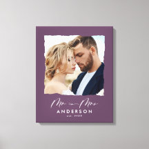 El boda de fotografía moderno personalizó al Sr. y