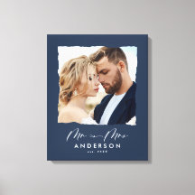 El boda de fotografía moderno personalizó al Sr. y