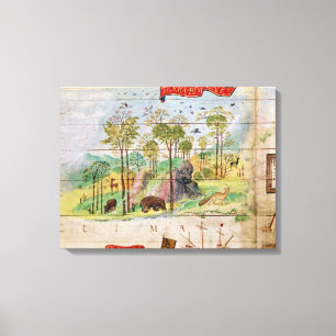 Lienzo El bosque canadiense