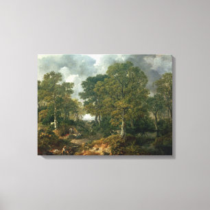 Lienzo El bosque de Gainsborough, c.1748