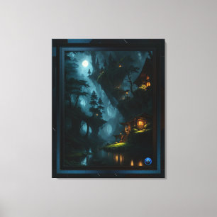 Lienzo El bosque encantado de Coi por Xzendor7