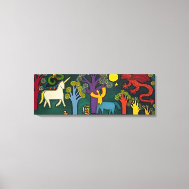 Lienzo El Bosque Magico de Lucas 2009 (Anverso)