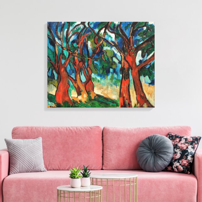 Lienzo El bosque | Maurice de Vlaminck | (Insitu (Sala de estar))