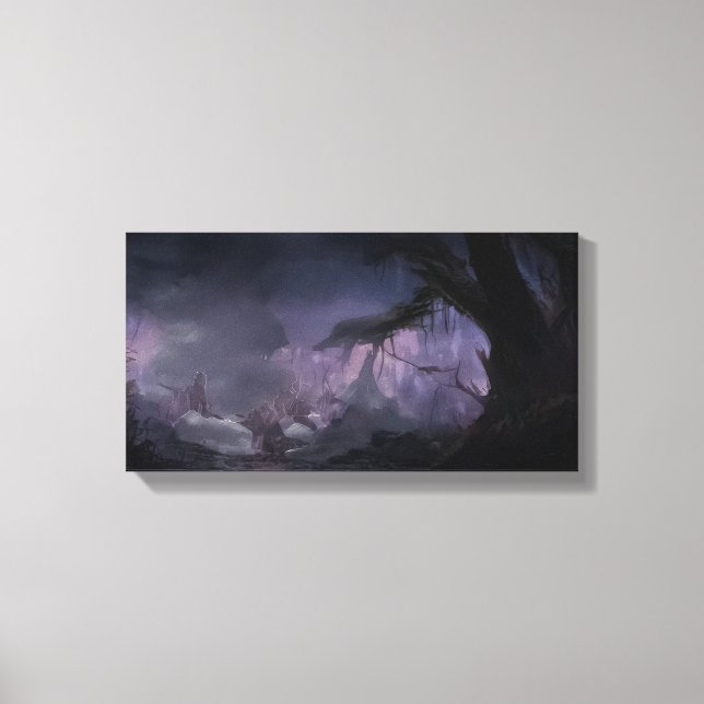 Lienzo El bosque oscuro (Anverso)