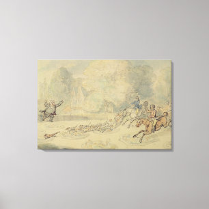 Lienzo El botánico enfurecido (con c/c, lápiz y tinta)