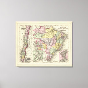 Lienzo El Brasil, Bolivia, Paraguay, Uruguay 2