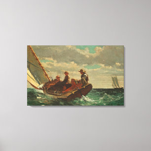 Lienzo El Breezing encima (un viento justo) de 1873-76