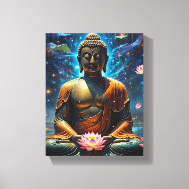 Lienzo El Buda Maestro Ascendido (Anverso)