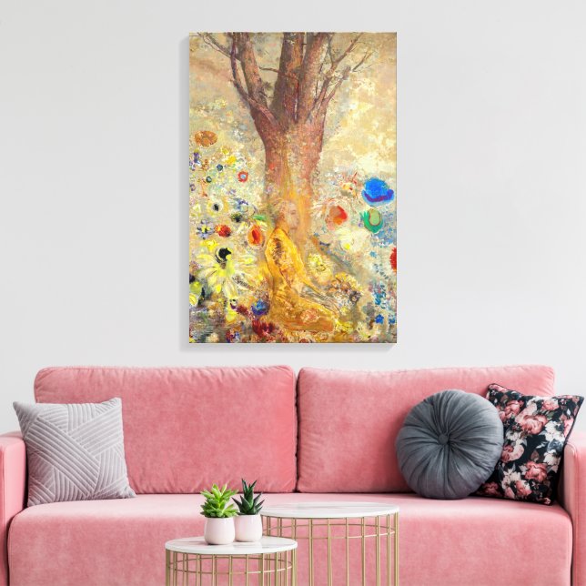 Lienzo El Buda | Odilon Redon | (Insitu (Sala de estar))