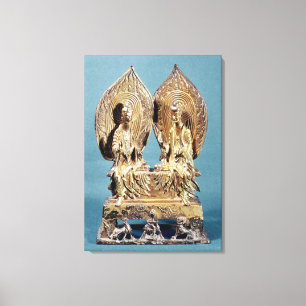 Lienzo El Buddhas Prabhutaratna y Sakyamuni