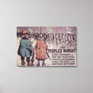 Lienzo El Budget', 1909 de la gente