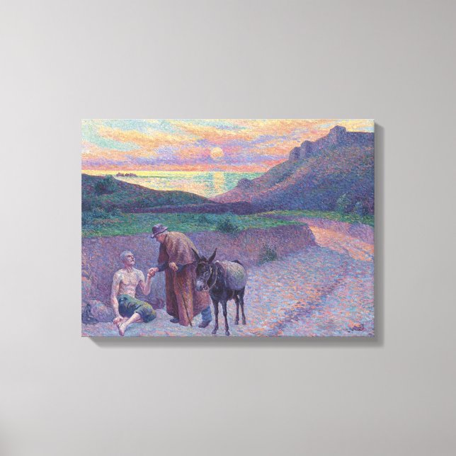 Lienzo El buen samaritano (Anverso)