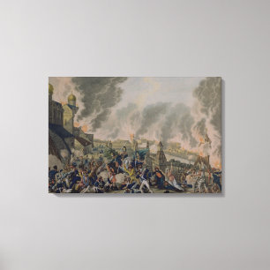 Lienzo El Burning de Moscú, el 15 de septiembre de 1812,