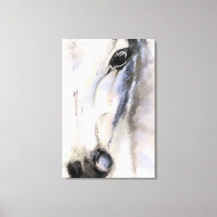 Lienzo El Caballo Blanco - Pintura Original 