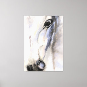 Lienzo El caballo blanco - Pintura original