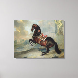 Lienzo El caballo de bahía oscuro 'Valido