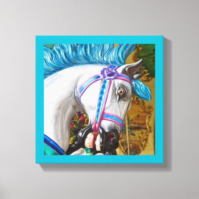 Lienzo El caballo pintado de moro 2 (Anverso)