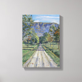 Lienzo El camino a Evordes (por Ferdinand Hodler)