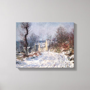 Lienzo El camino a Giverny, invierno, 1885