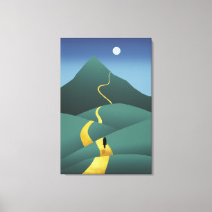 Lienzo El Camino a la Luna