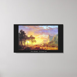 Lienzo El Camino de Oregón - Albert Bierstadt