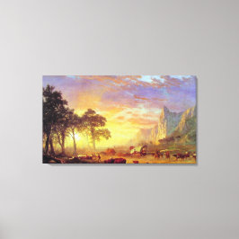 Lienzo El Camino de Oregón - Albert Bierstadt