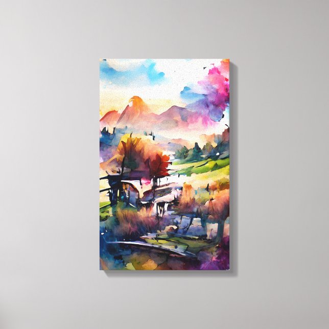 Lienzo El campo (Anverso)