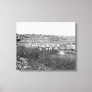 Lienzo El campo del arroyo general cerca del pino Ridge