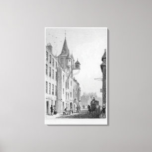 Lienzo El Canongate Tolbooth, Edimburgo