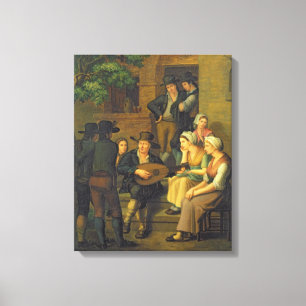 Lienzo El cantante ciego, 1828