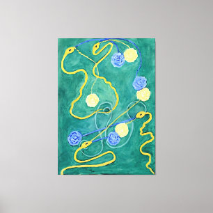 Lienzo El caos primordial de Hilma af Klint
