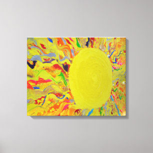 Lienzo El caramelo riega la pintura del artista del