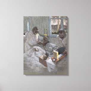 Lienzo El cardiólogo Enrique Vaquez y el suyo