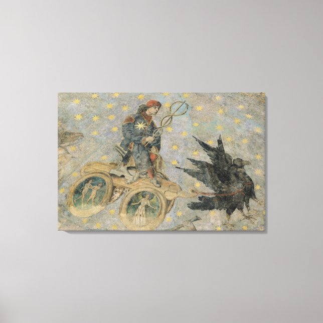 Lienzo El cariot de Mercurio, detalle de la bóveda (Anverso)