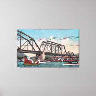 Lienzo El carnaval y el Pacífico del noroeste RR del agu