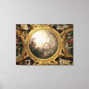 Lienzo El carro de Apolo, pintura del techo