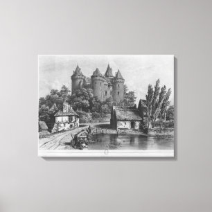Lienzo El castillo de Combourg