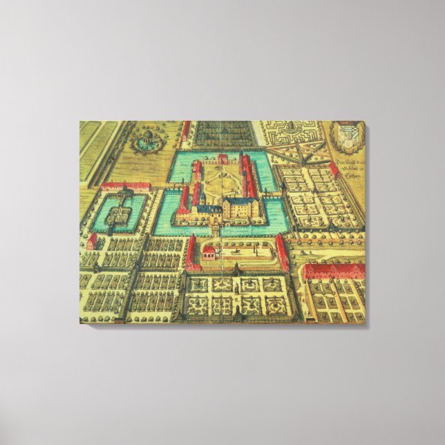 Lienzo El castillo del príncipe de Kothen (Anverso)