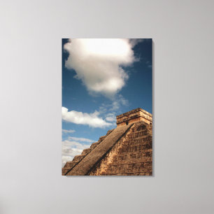 Lienzo EL Castillo en Chichen Itza