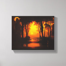 Lienzo El castillo encantado de Francis Danby