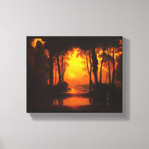 Lienzo El castillo encantado de Francis Danby