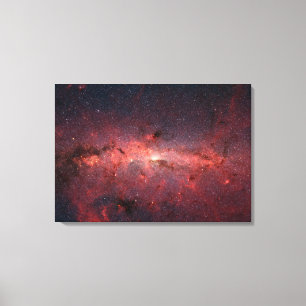 Lienzo El centro de la galaxia de la vía láctea
