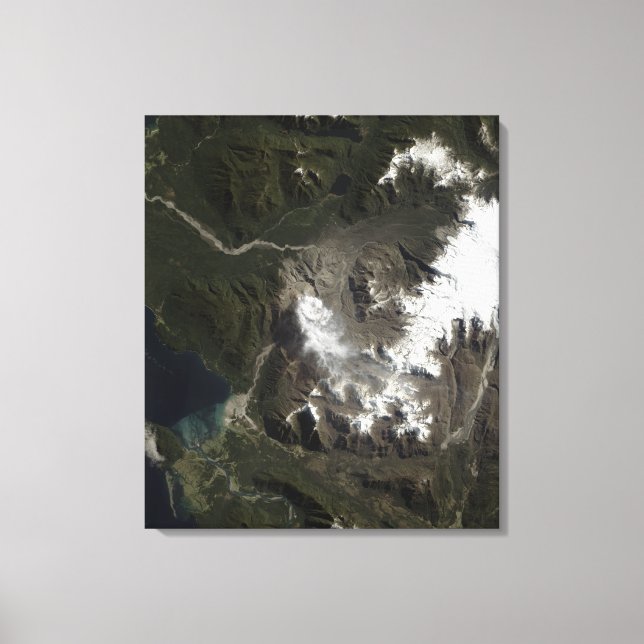 Lienzo El ChaitPáratico ½ un volcán (Anverso)