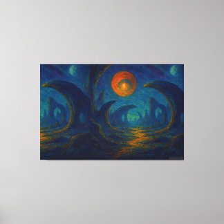 Lienzo El cielo de la caverna