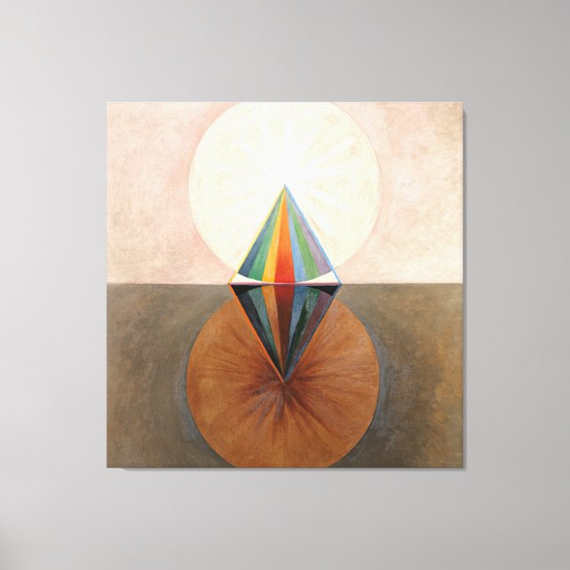 Lienzo El cisne, grupo IX, número 12 de Hilma af Klint (Anverso)