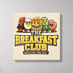 Lienzo El Club de la Madrugada - Adictos a la Comida